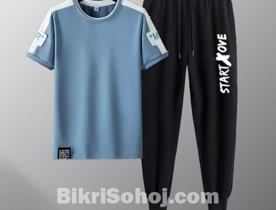 Cotton T-shirts and Trouser Set